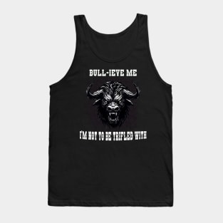 Possessed and Untamed Angry Bull Tank Top